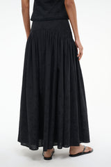 PROCIDA SKIRT BLACK EYELET