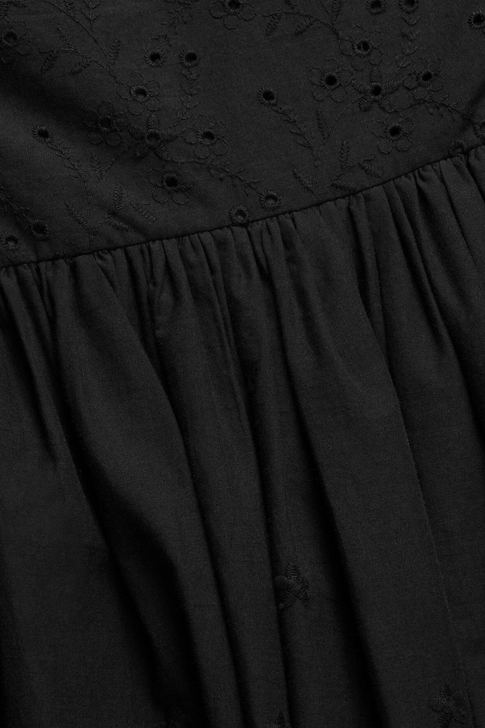 PROCIDA SKIRT BLACK EYELET