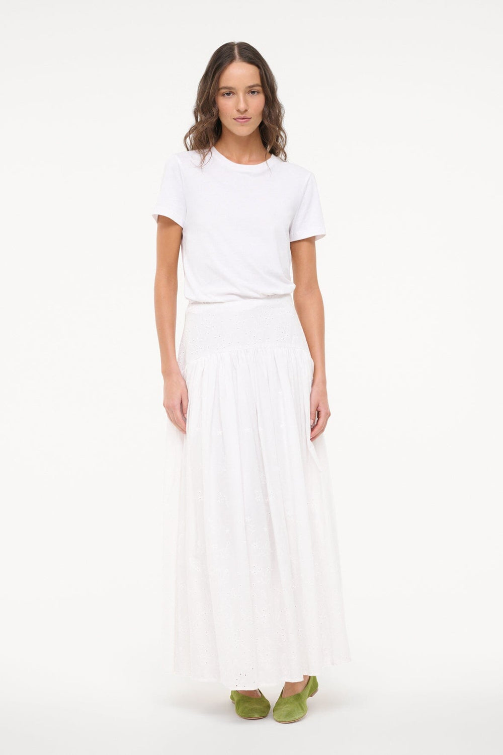 PROCIDA SKIRT WHITE EYELET