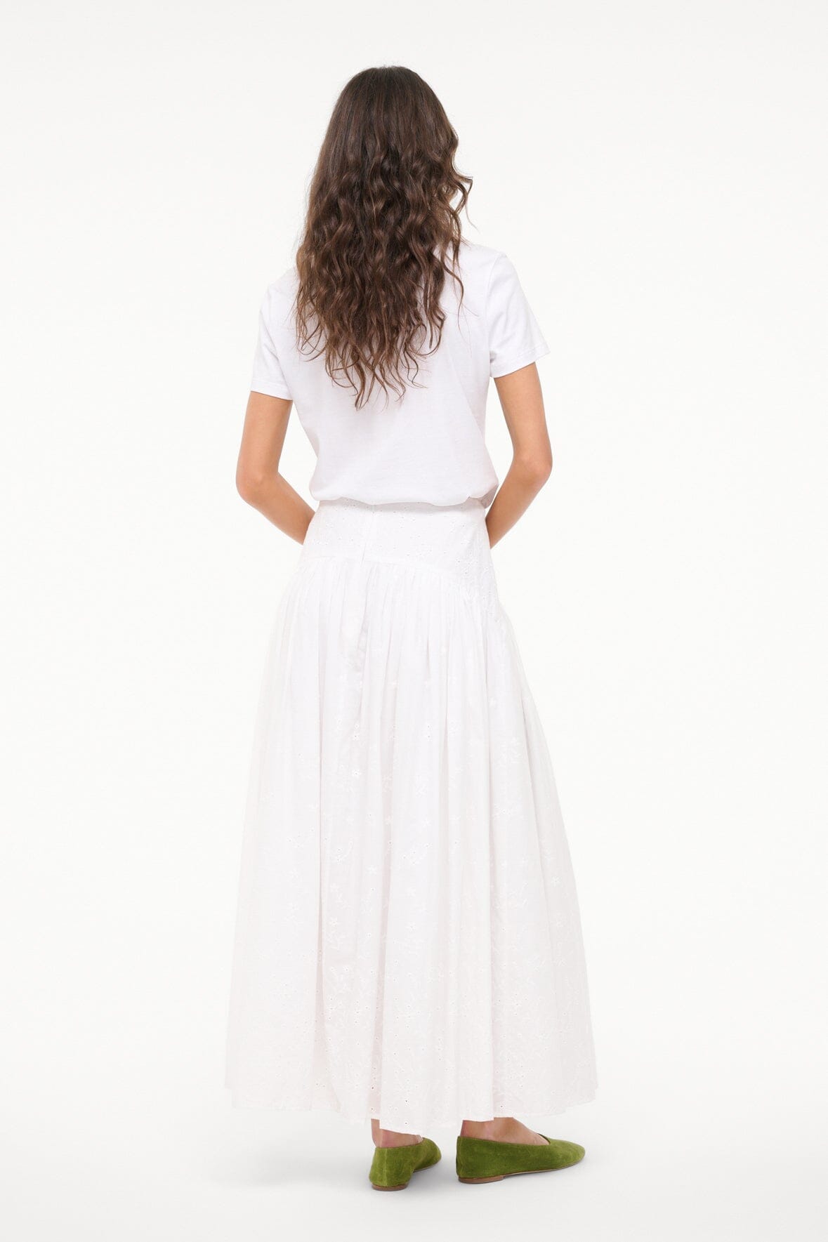 PROCIDA SKIRT WHITE EYELET