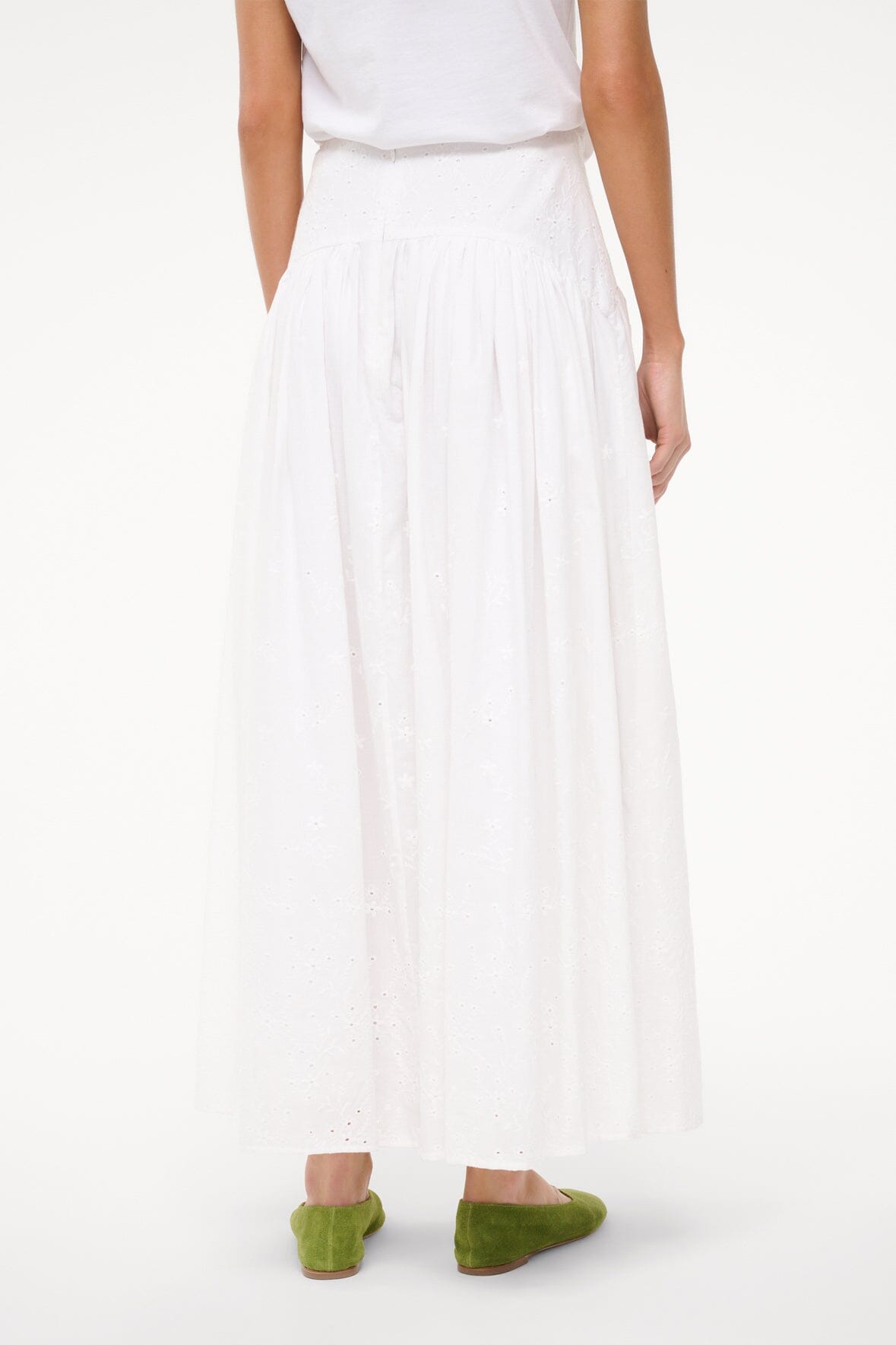 PROCIDA SKIRT WHITE EYELET