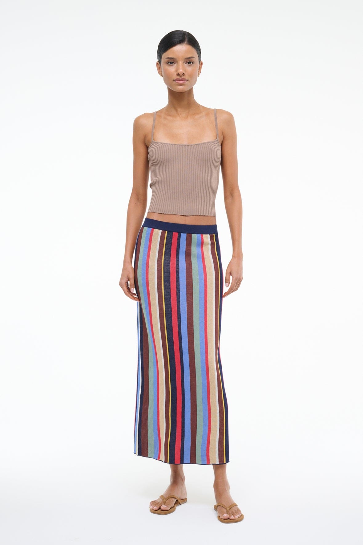 KARINA SKIRT MARKET STRIPE