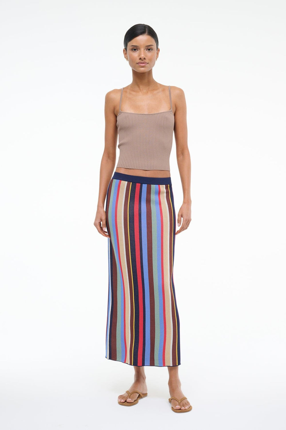 KARINA SKIRT MARKET STRIPE