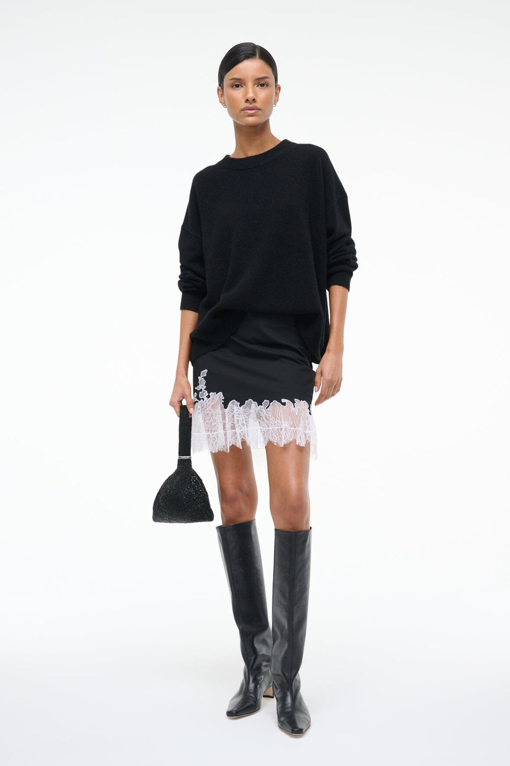 NADIA MINI SKIRT BLACK