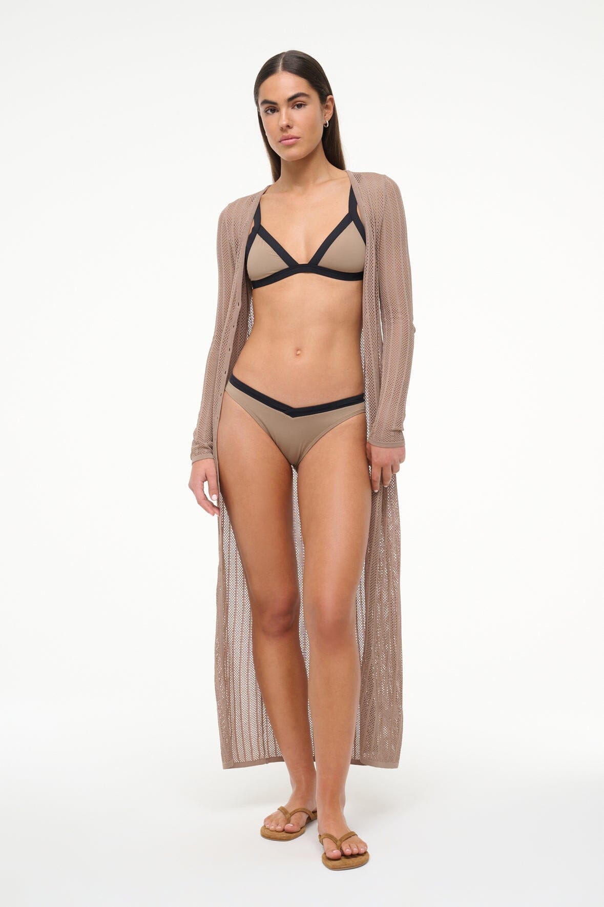 SHOKO COVERUP DRESS TAUPE