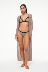 SHOKO COVERUP DRESS TAUPE