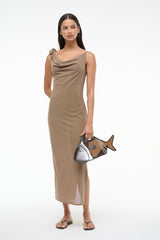 VIENNA DRESS TAUPE