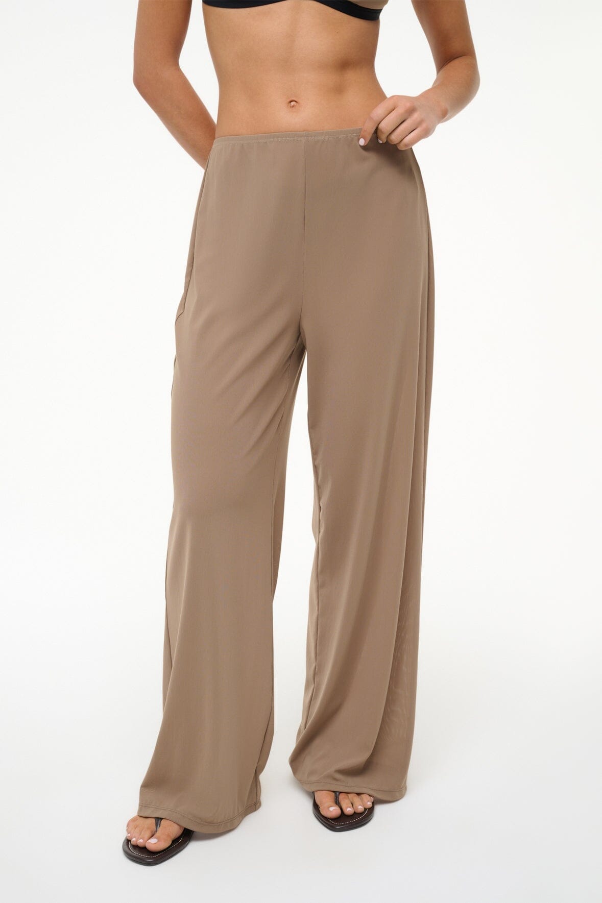 MONICA PANT TAUPE