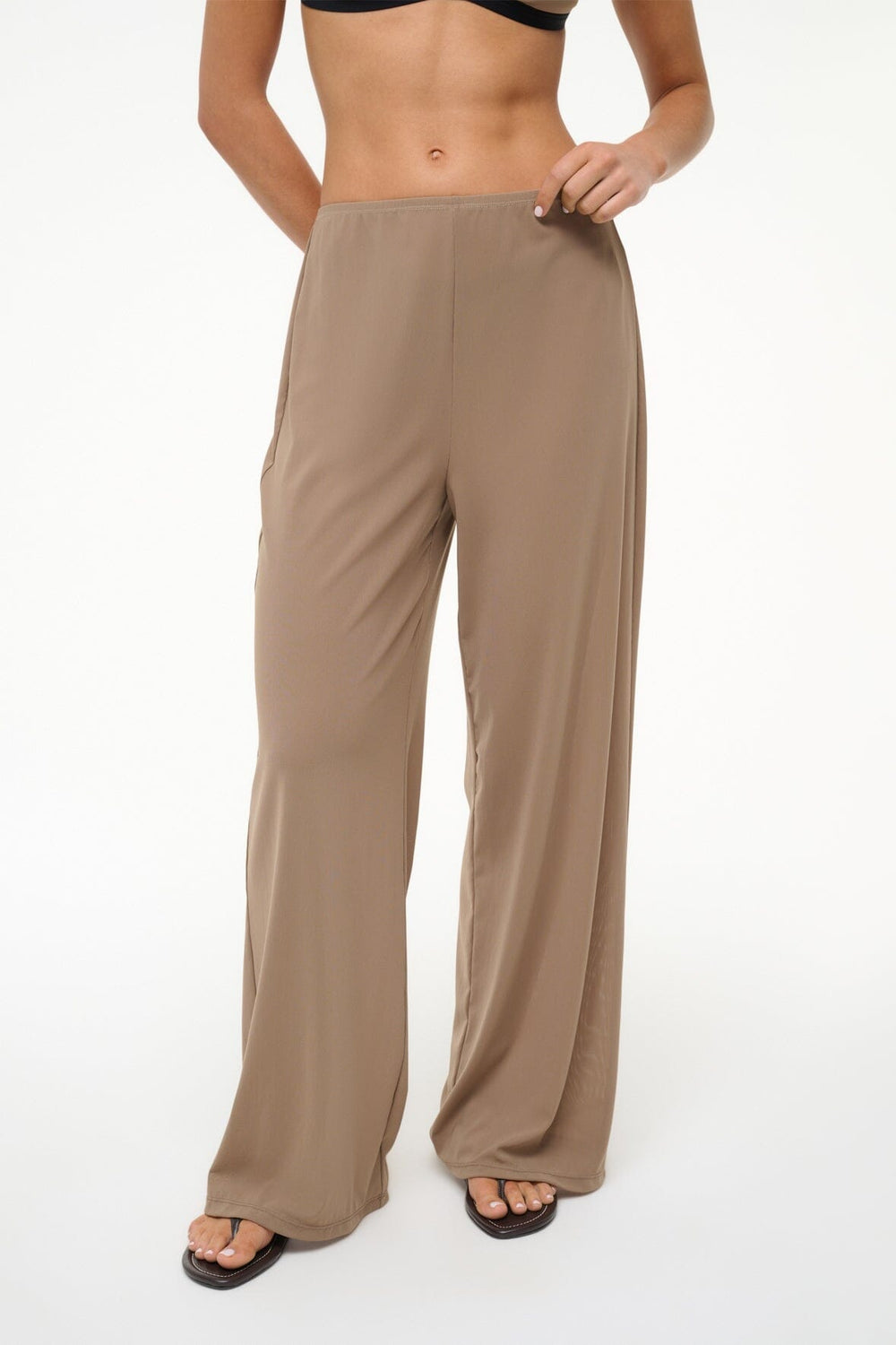 MONICA PANT TAUPE