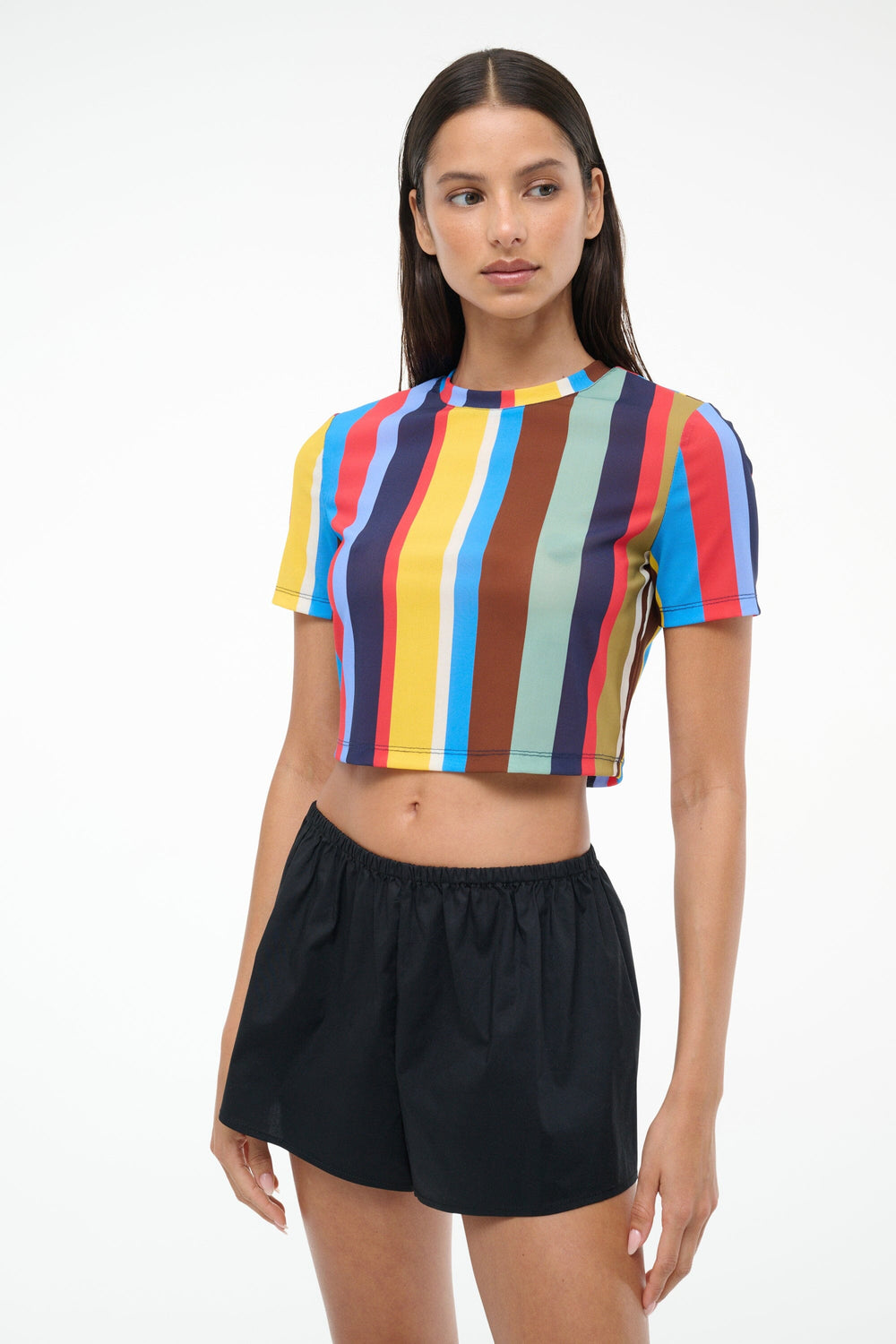 FERNANDA COVERUP TOP MARKET STRIPE