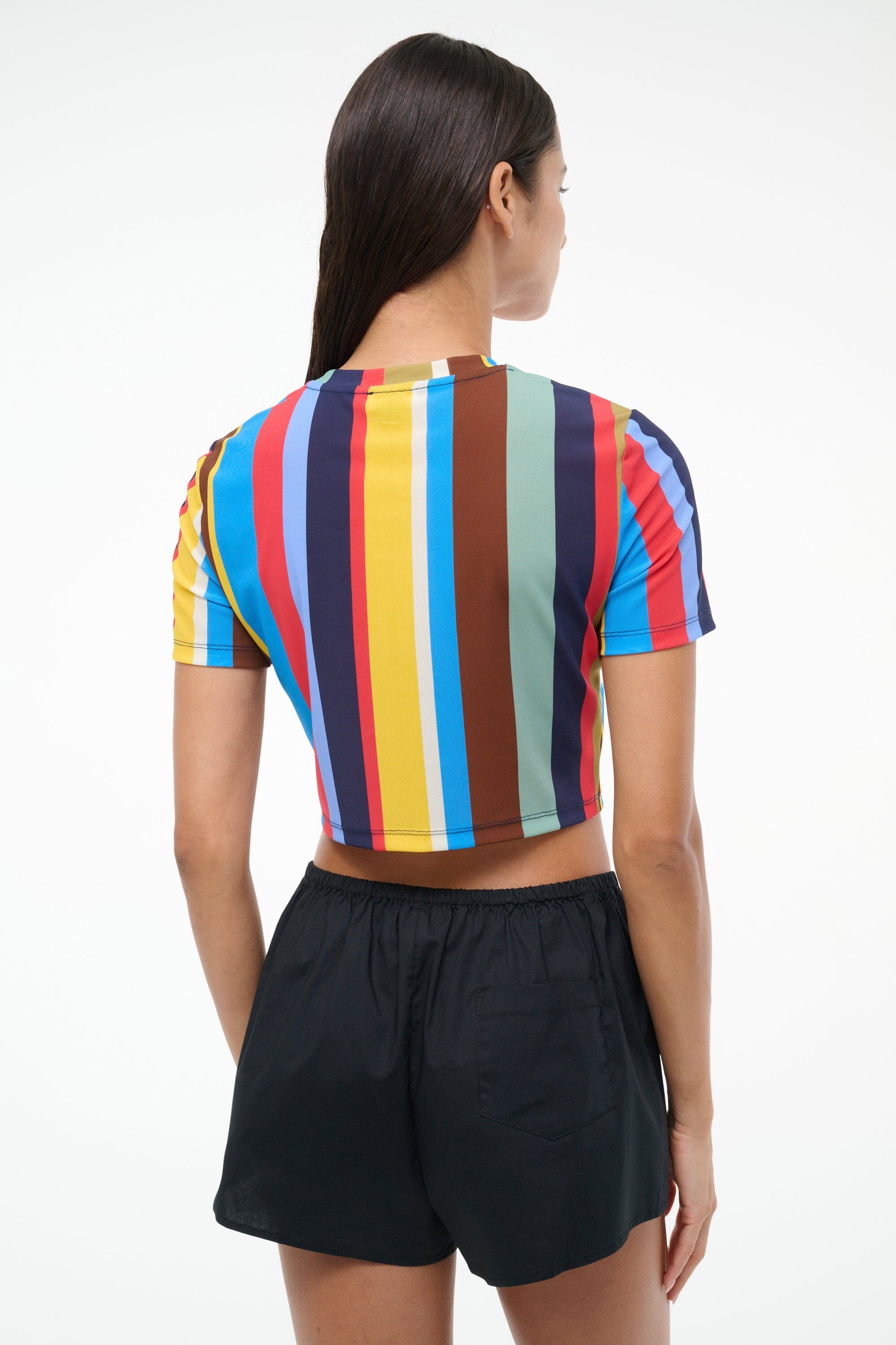 FERNANDA COVERUP TOP MARKET STRIPE