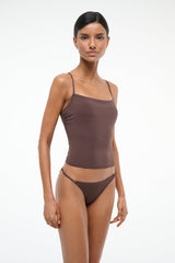 CLEO TANKINI TOP DARK CHOCOLATE