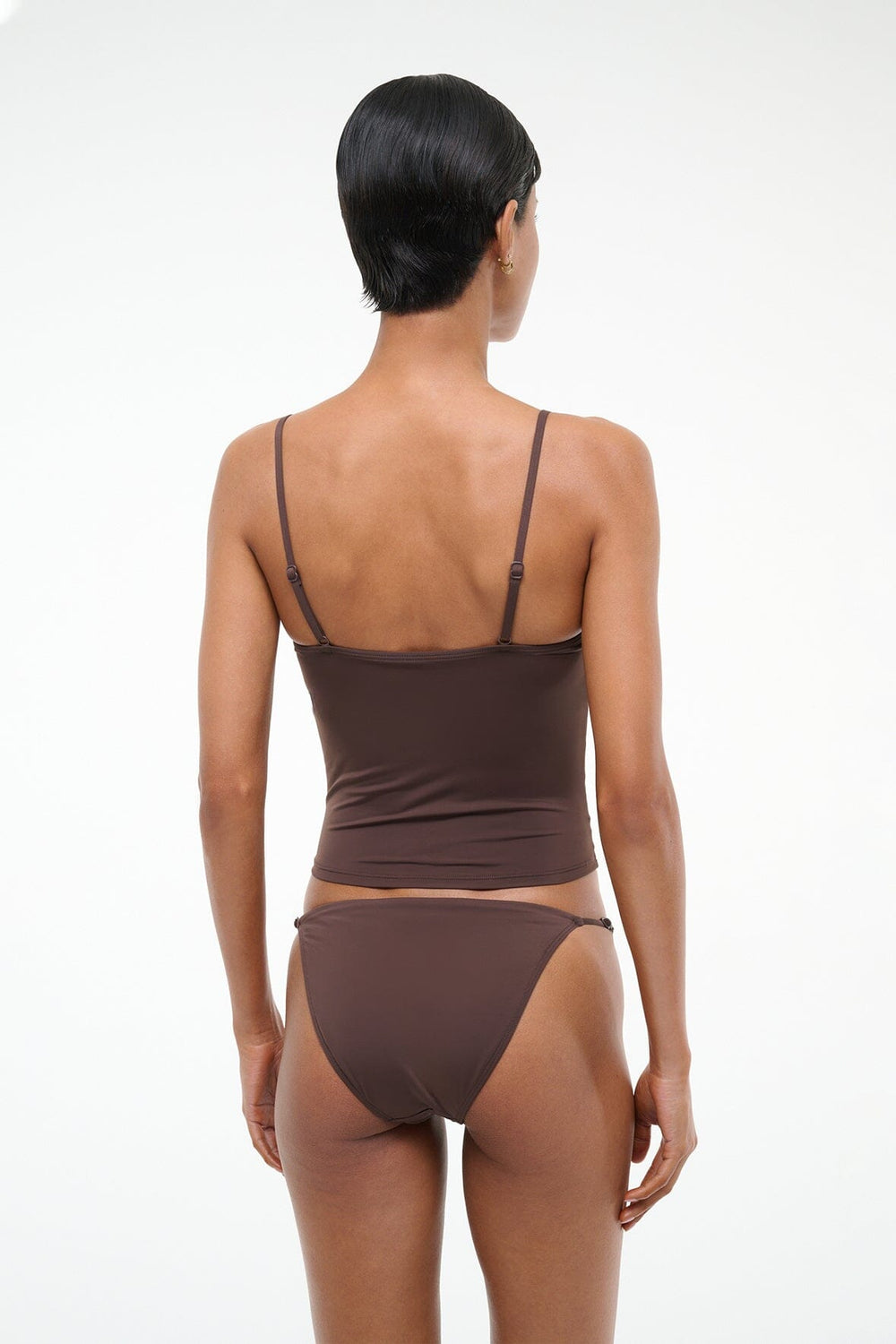 CLEO TANKINI TOP DARK CHOCOLATE