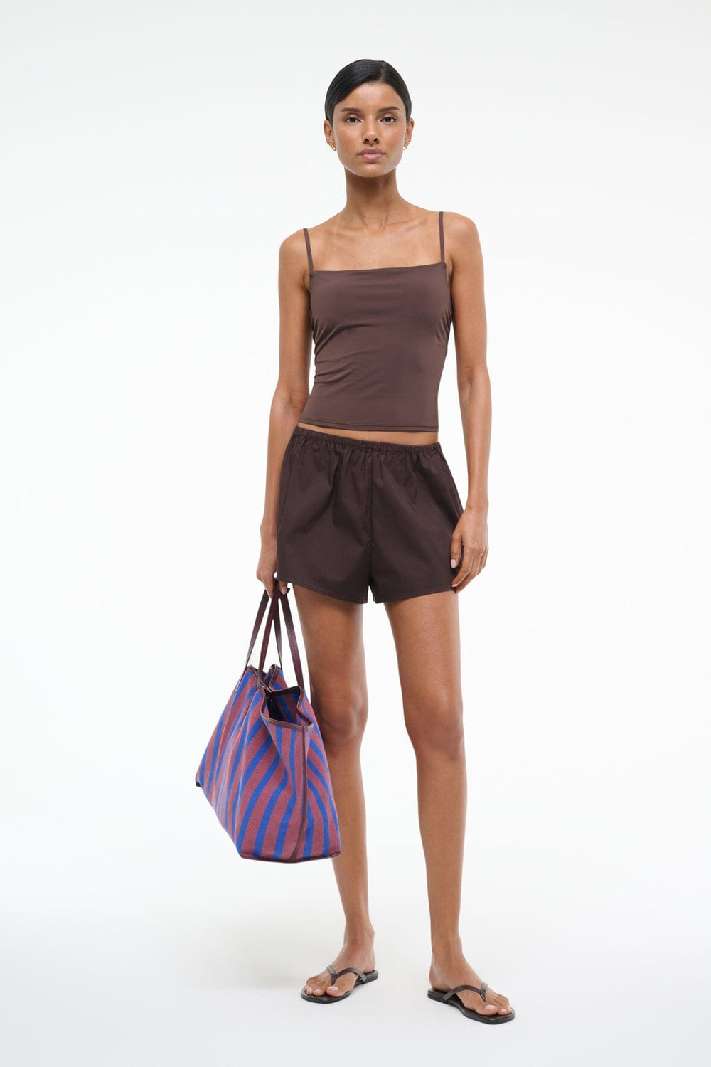 CLEO TANKINI TOP DARK CHOCOLATE