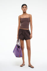 CLEO TANKINI TOP DARK CHOCOLATE
