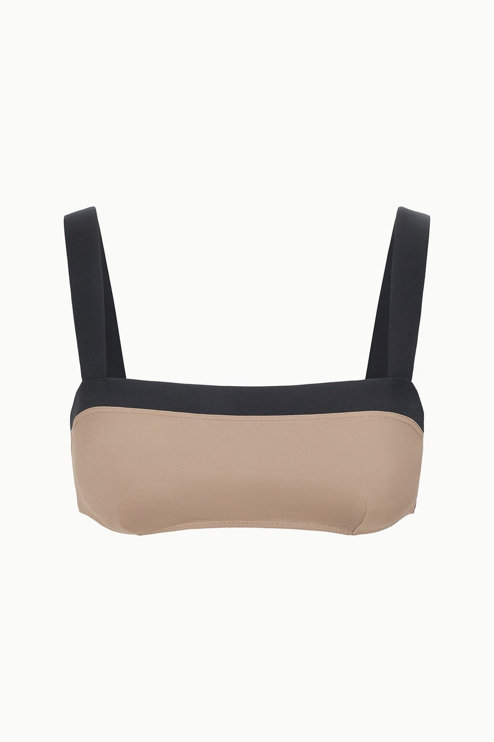 LIV BIKINI TOP TAUPE/BLACK