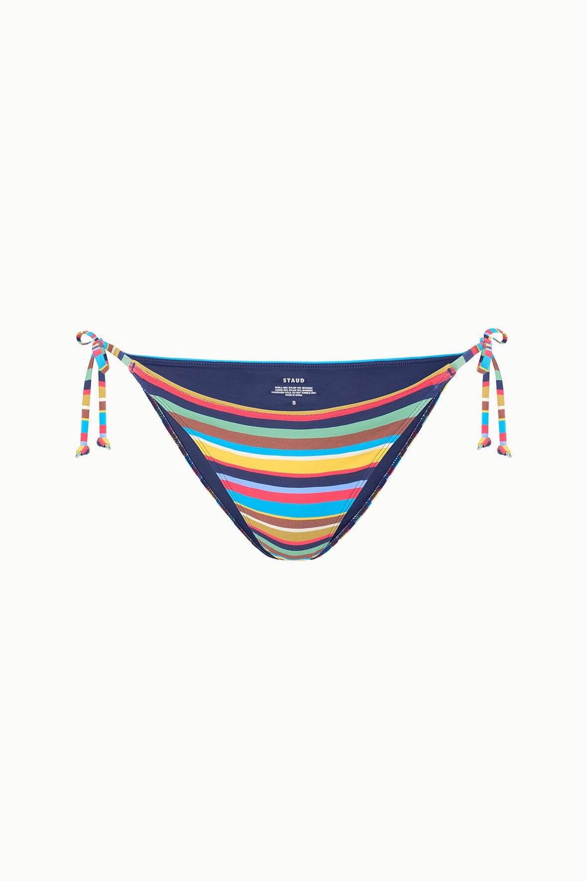 SISLEY SIDE TIE BIKINI BOTTOM MARKET STRIPE