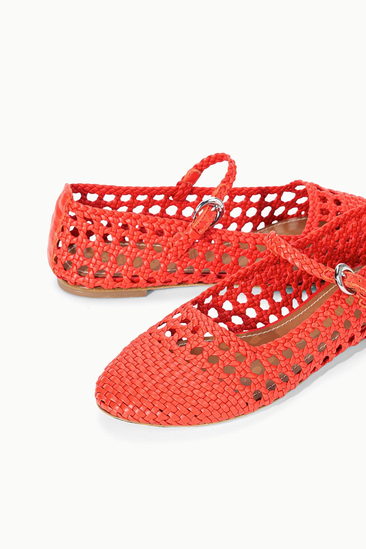 NELL MARY JANE FLAT WILD POPPY