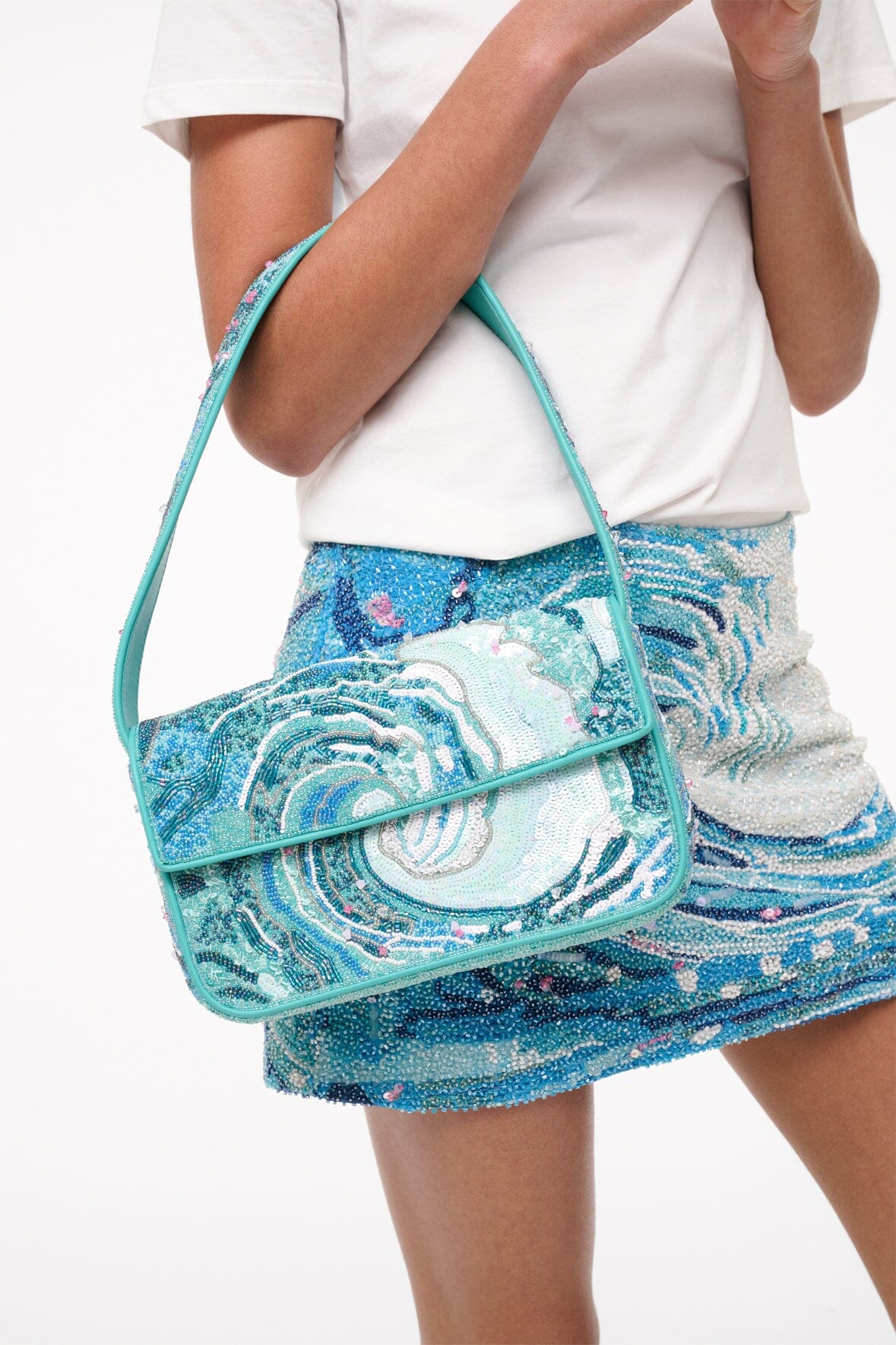 TOMMY BEADED BAG TIDAL WAVE