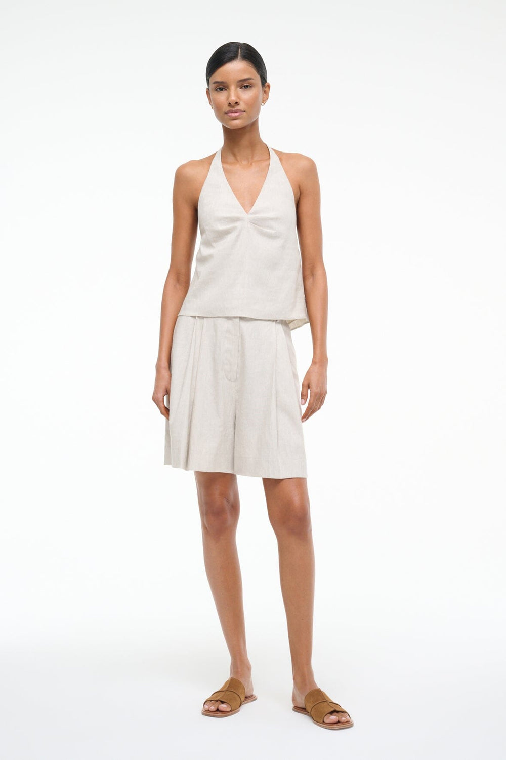 CORSO LINEN TOP NATURAL