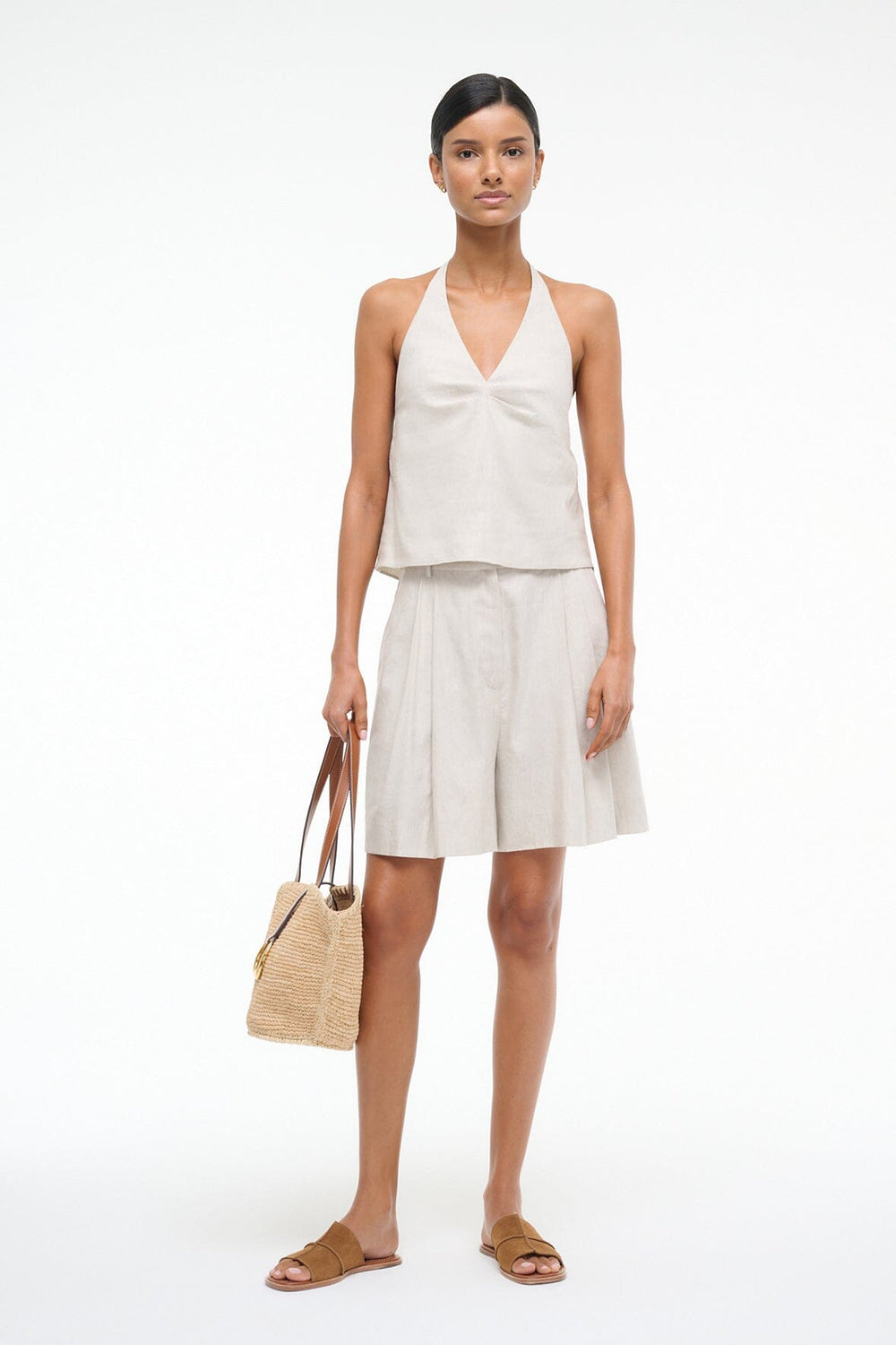 CORSO LINEN TOP NATURAL