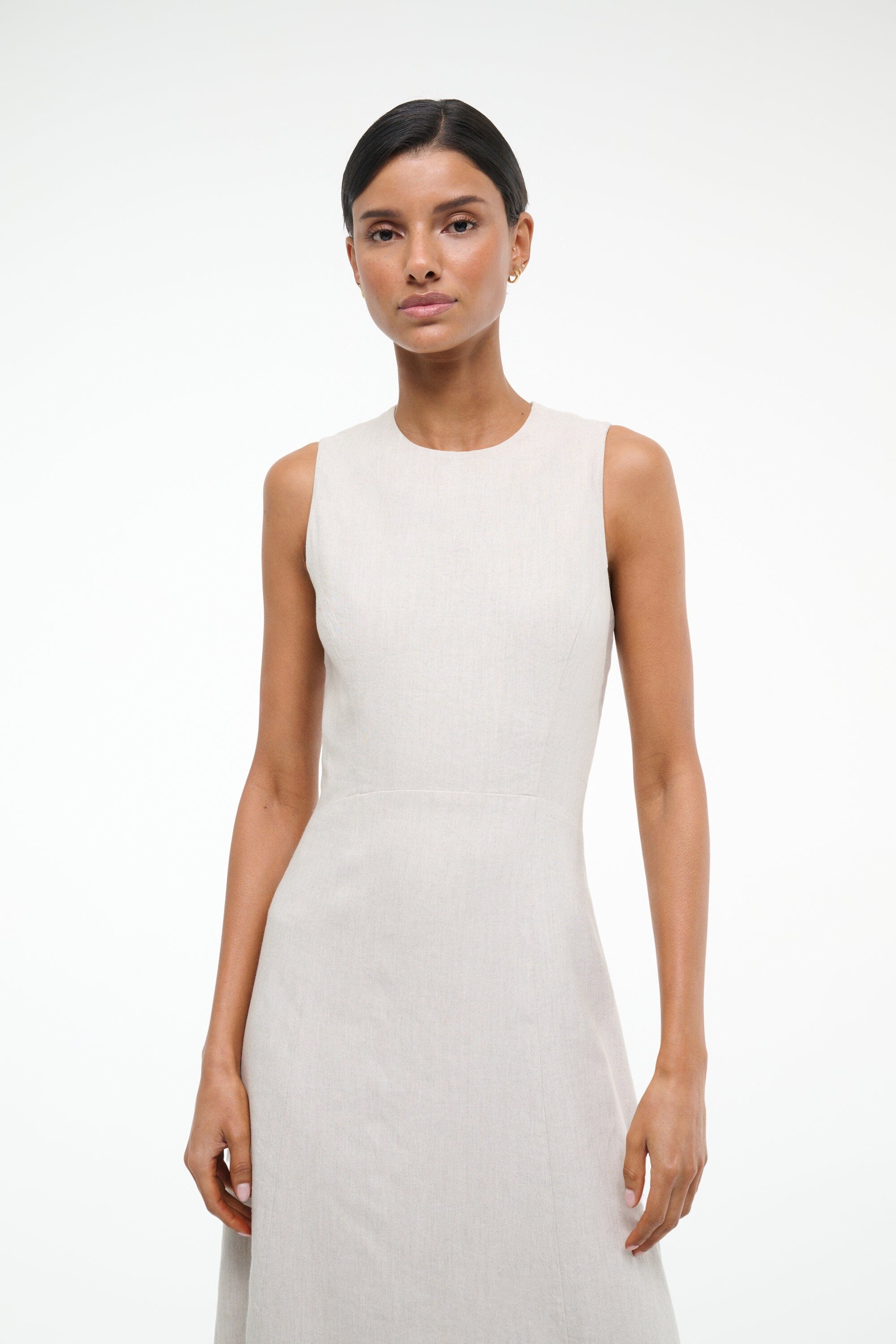 MARTINE LINEN DRESS NATURAL
