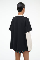 WILLIAM TEE BLACK/ECRU