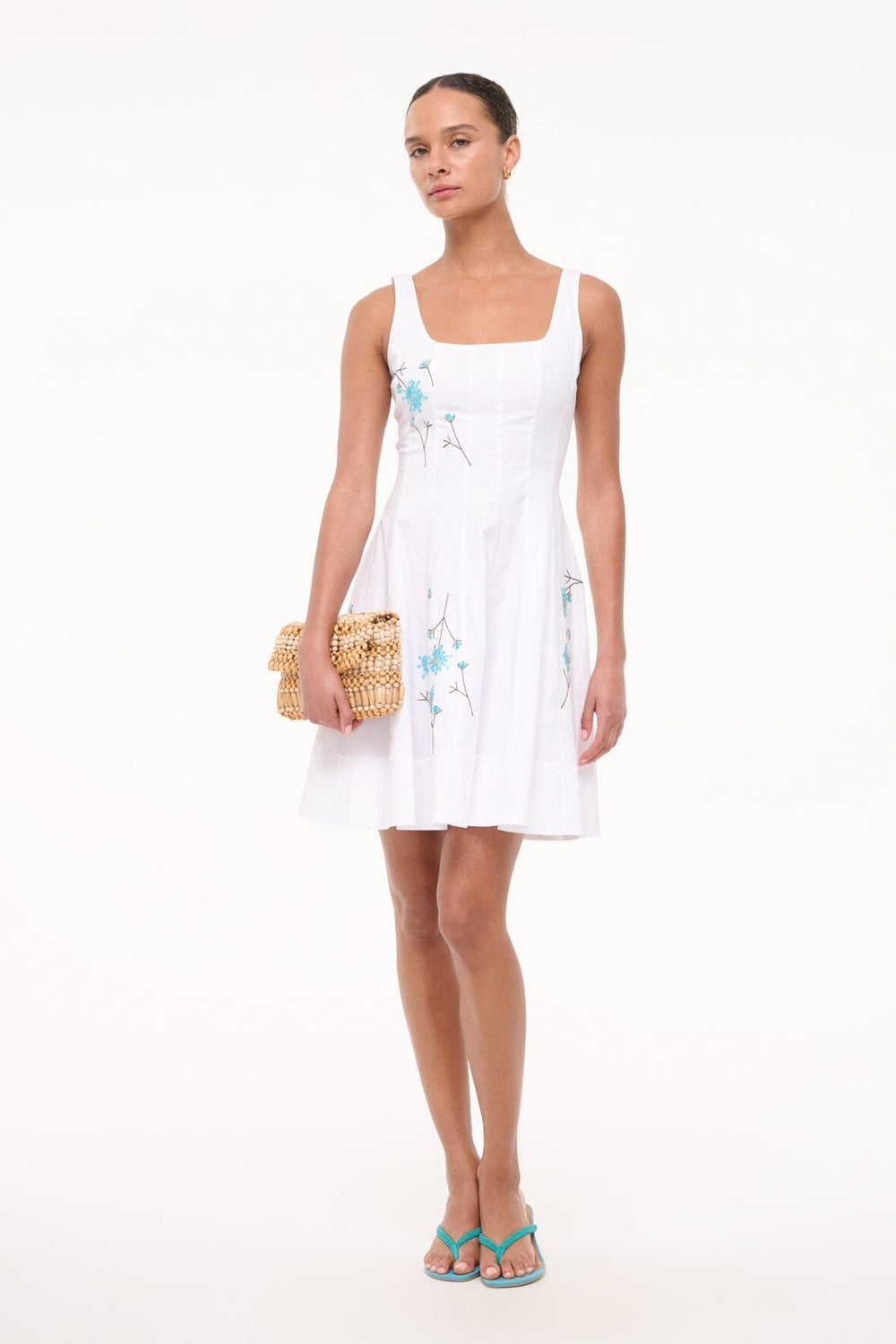 MINI WELLS DRESS DANDELION WHITE