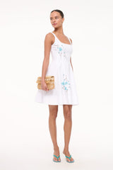 MINI WELLS DRESS DANDELION WHITE