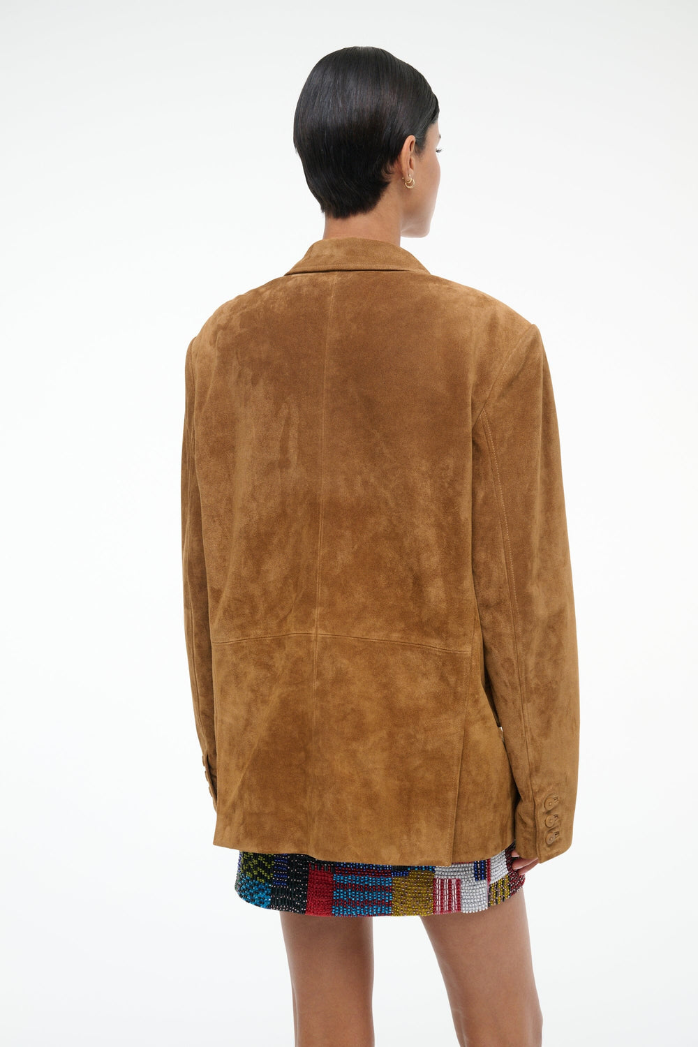 NATALIE SUEDE JACKET TAN
