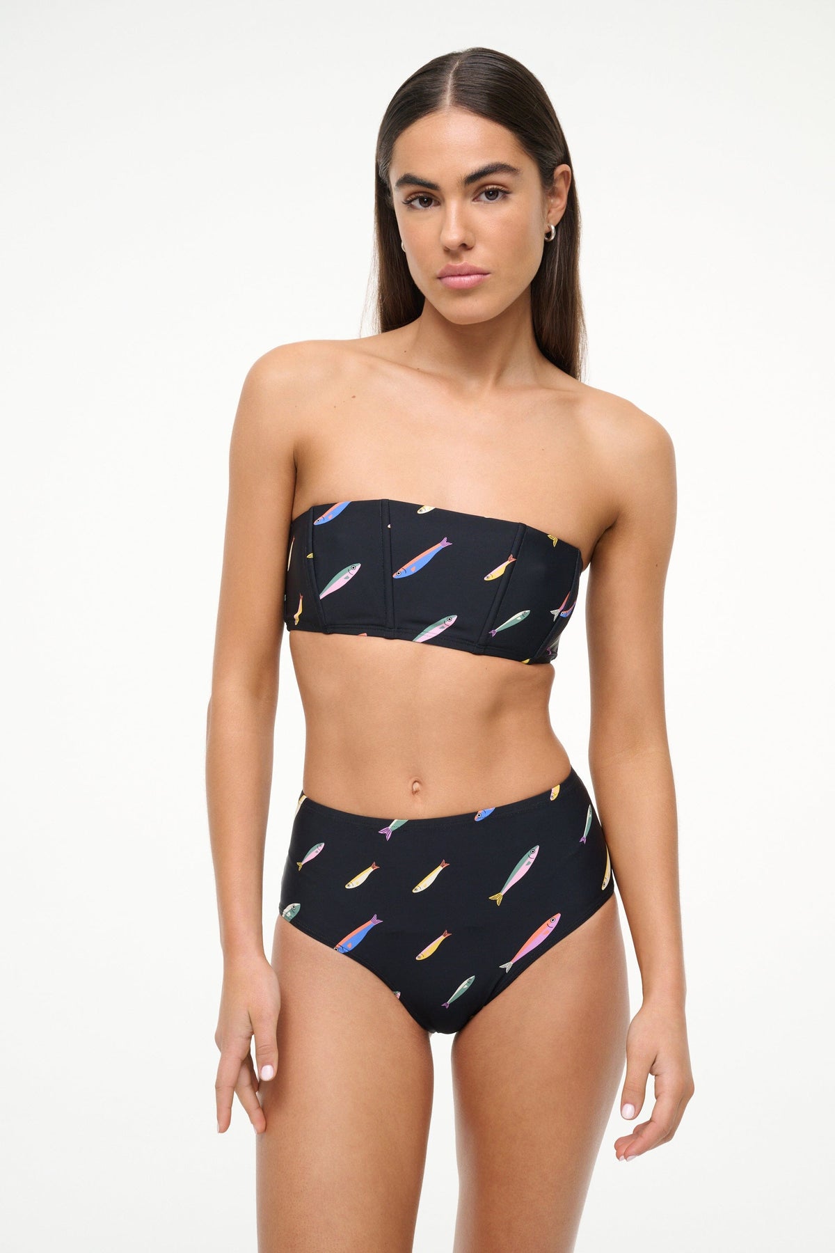 MALA BIKINI TOP POP SARDINES BLACK
