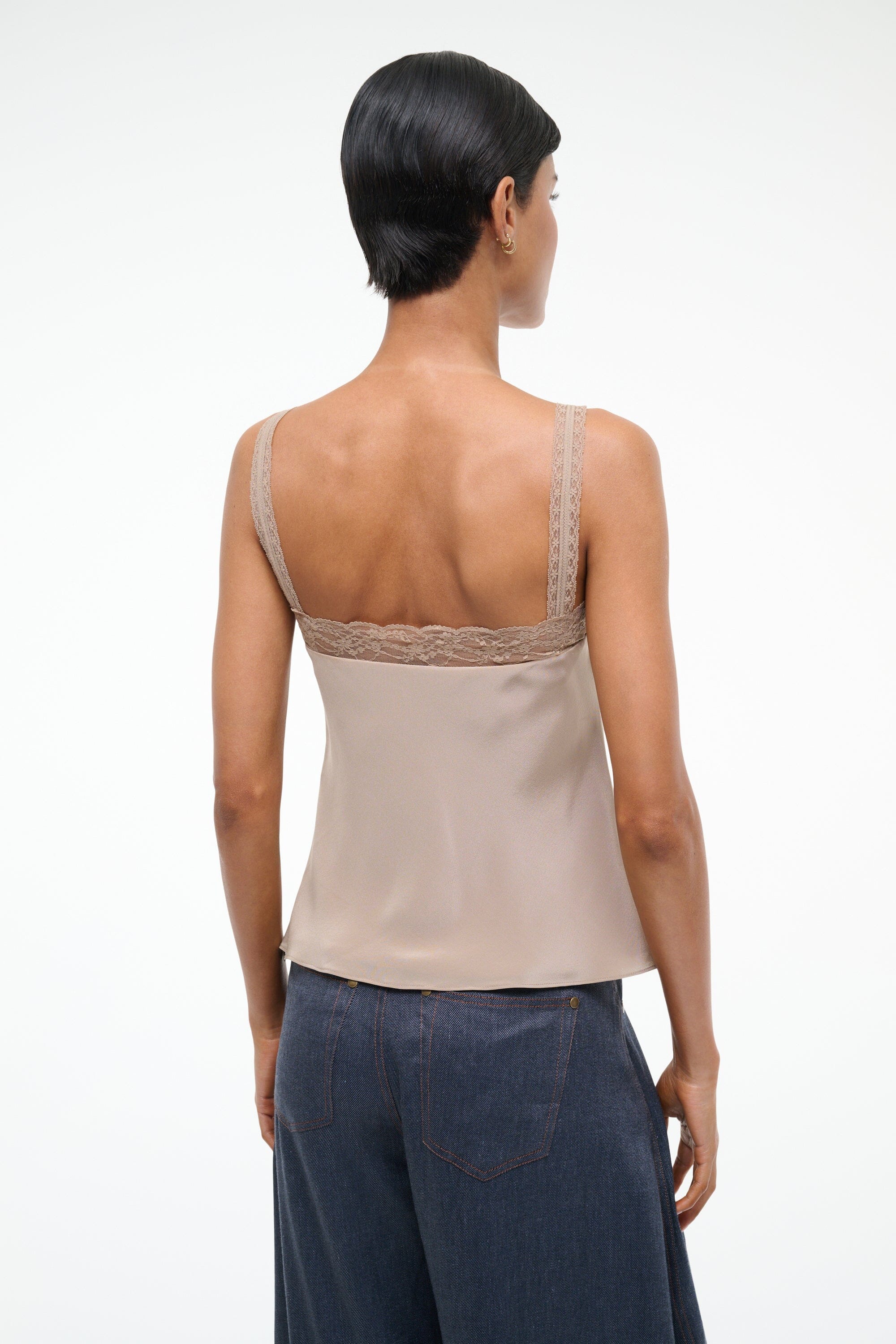 VERONICA SILK TOP DUNE