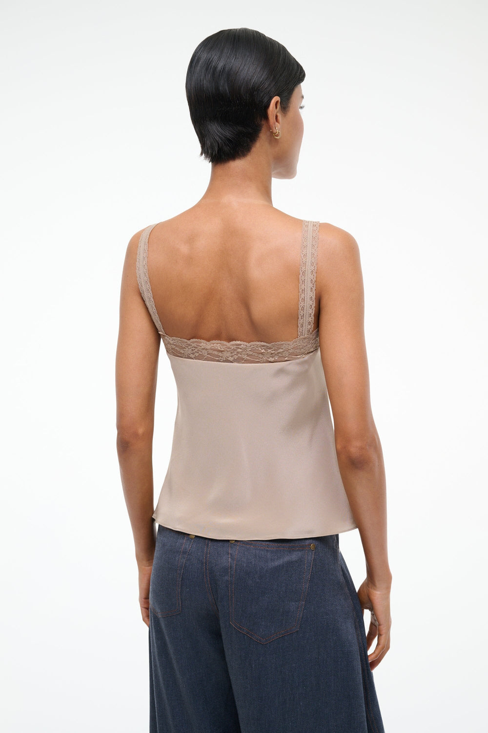 VERONICA SILK TOP DUNE