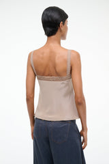 VERONICA SILK TOP DUNE