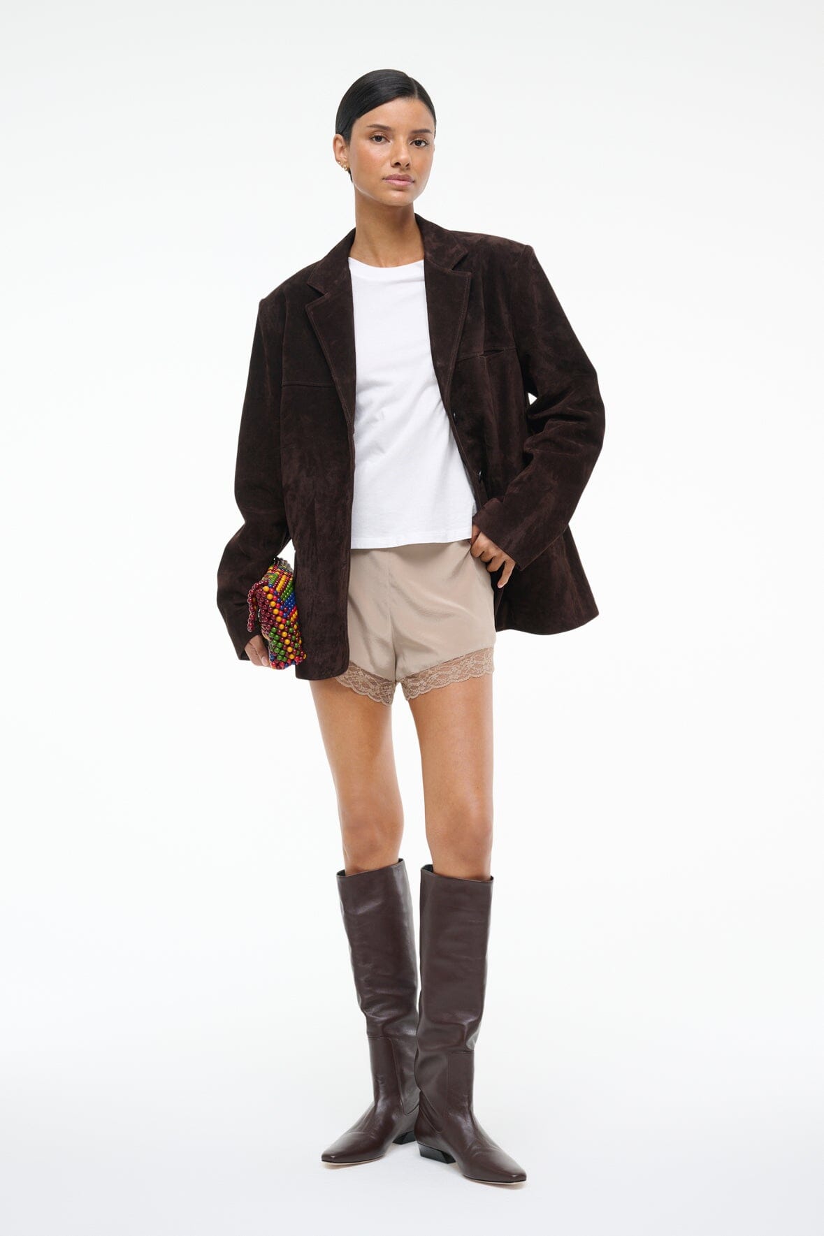 VON SILK SHORT DUNE