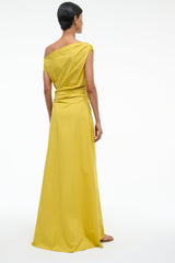 MAXI PHARE DRESS CHARTREUSE