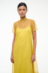 CALLUNA DRESS CHARTREUSE
