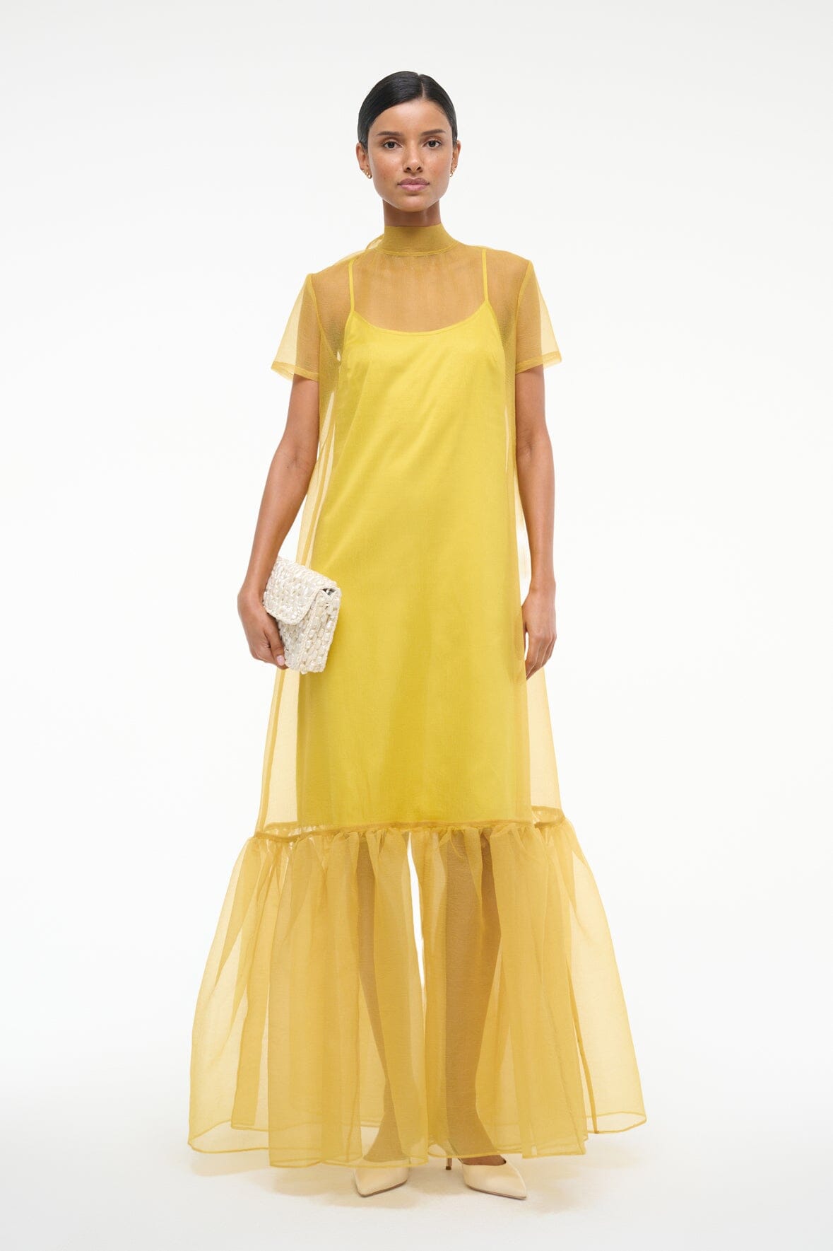 CALLUNA DRESS CHARTREUSE