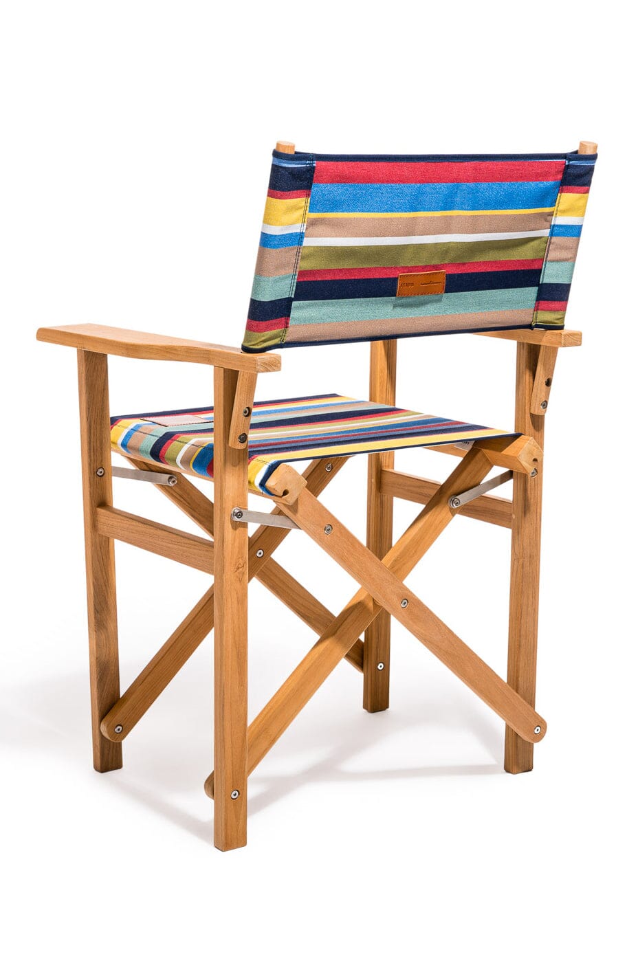 DIRECTORS CHAIR TABLE HEIGHT MARKET STRIPE