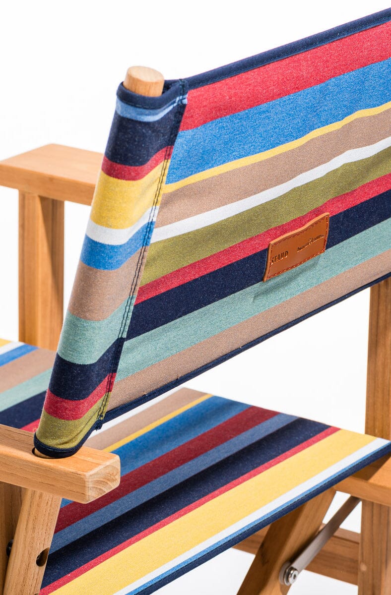 DIRECTORS CHAIR TABLE HEIGHT MARKET STRIPE