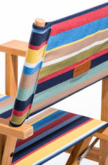 DIRECTORS CHAIR TABLE HEIGHT MARKET STRIPE