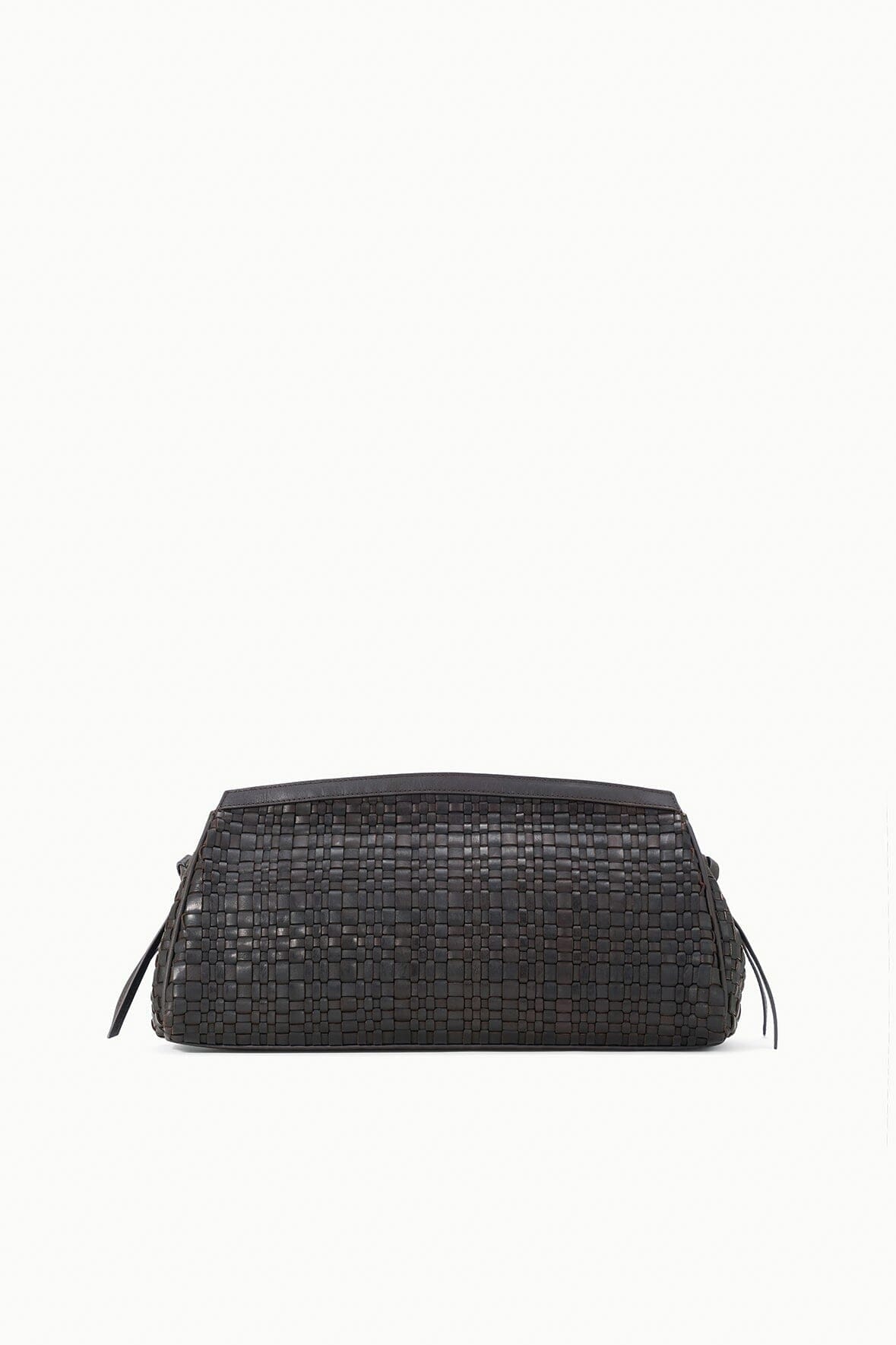 MAUDE SOFT CLUTCH ESPRESSO WOVEN