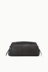 MAUDE SOFT CLUTCH ESPRESSO WOVEN