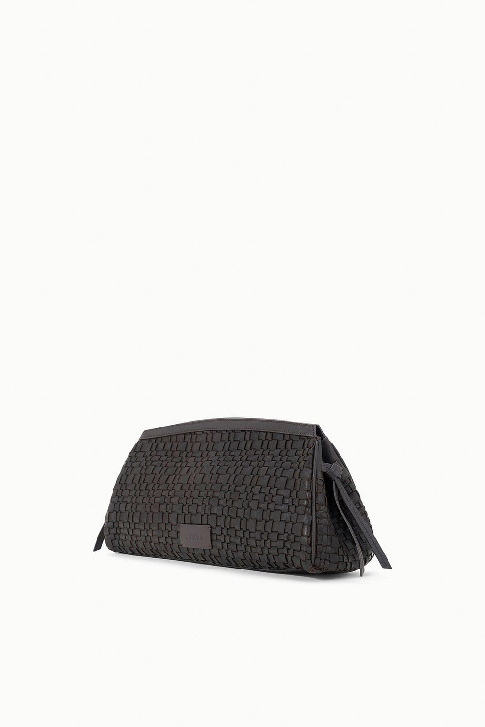 MAUDE SOFT CLUTCH ESPRESSO WOVEN