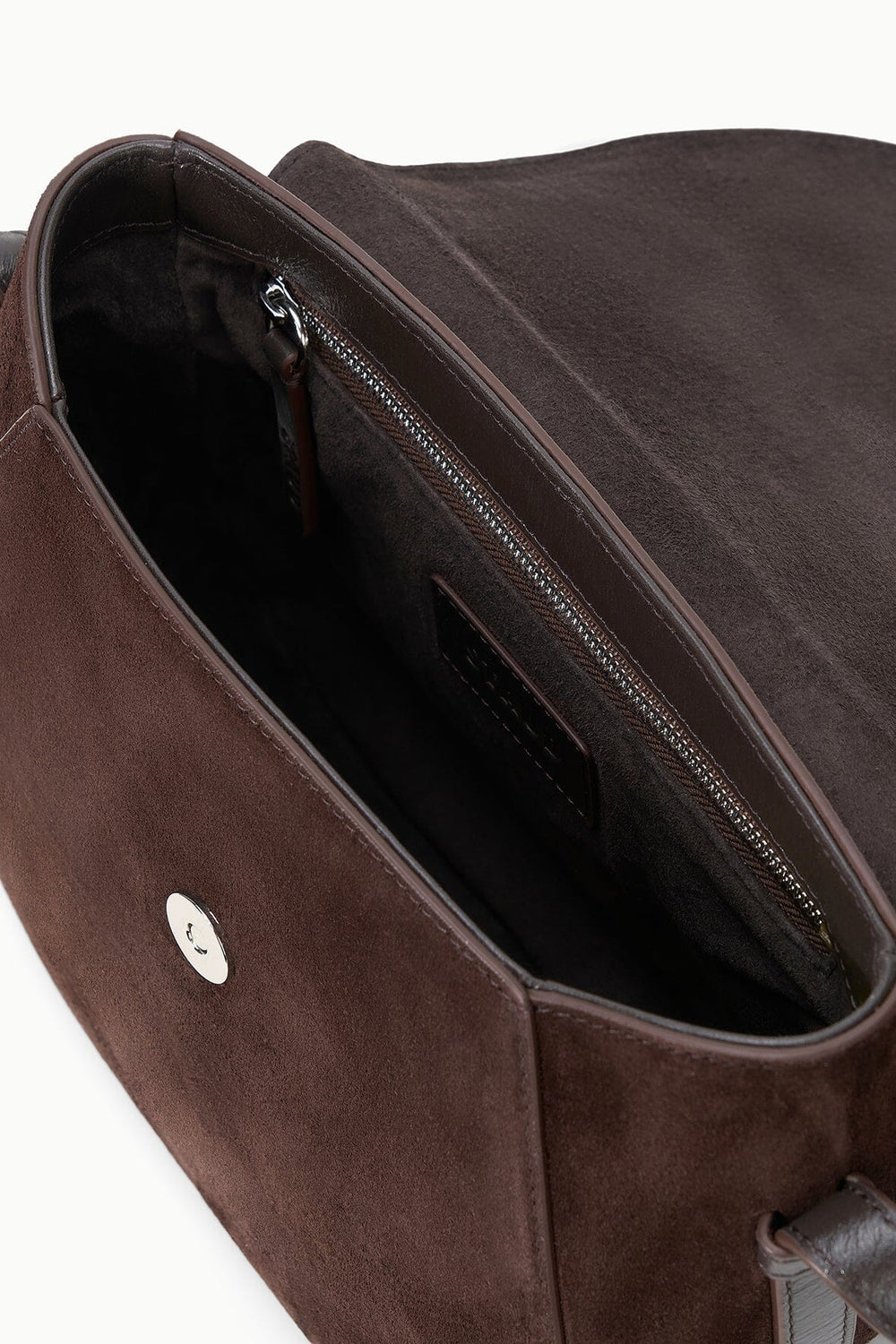 BELLA SADDLE BAG ESPRESSO SUEDE