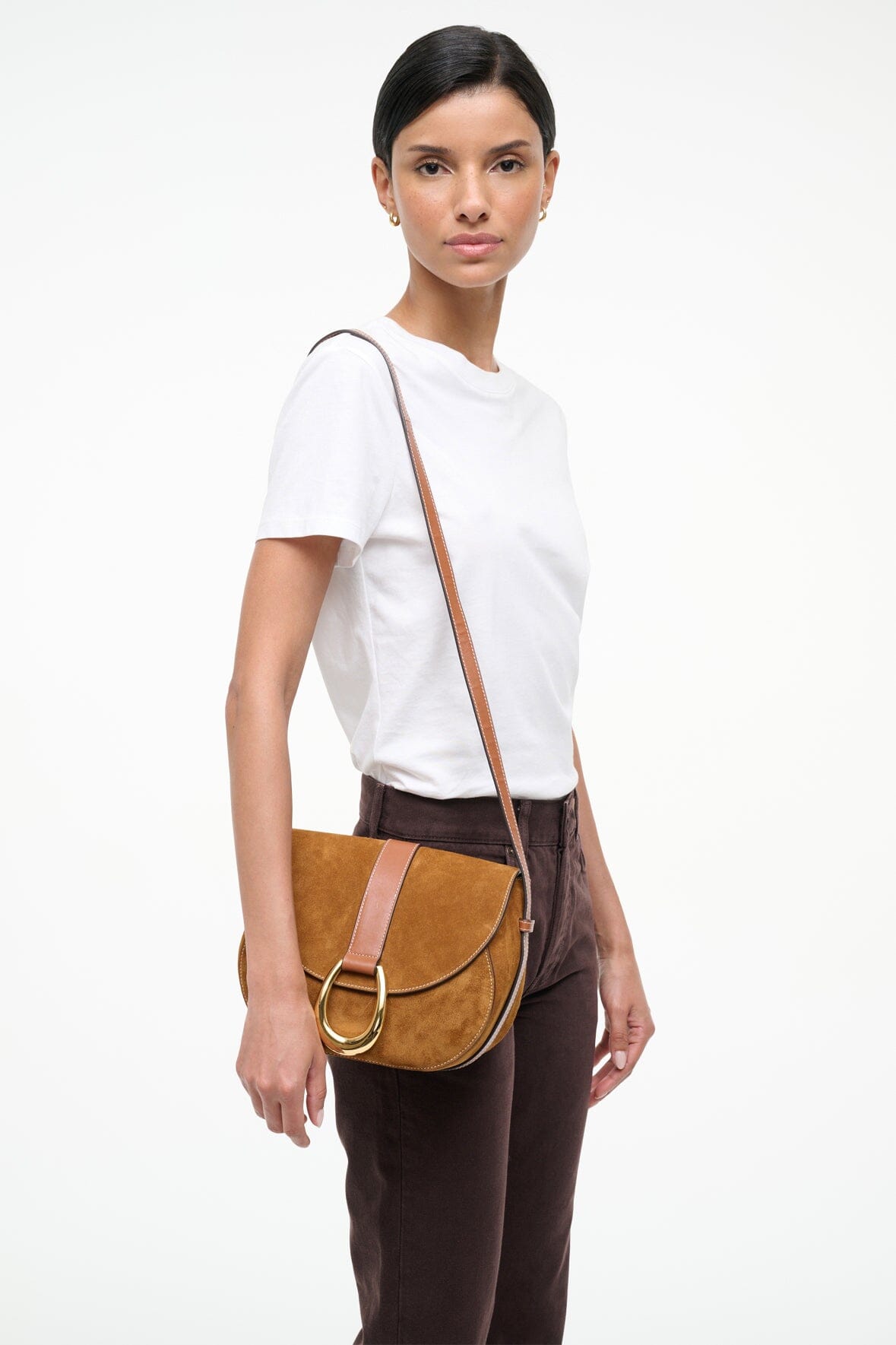 BELLA SADDLE BAG TAN