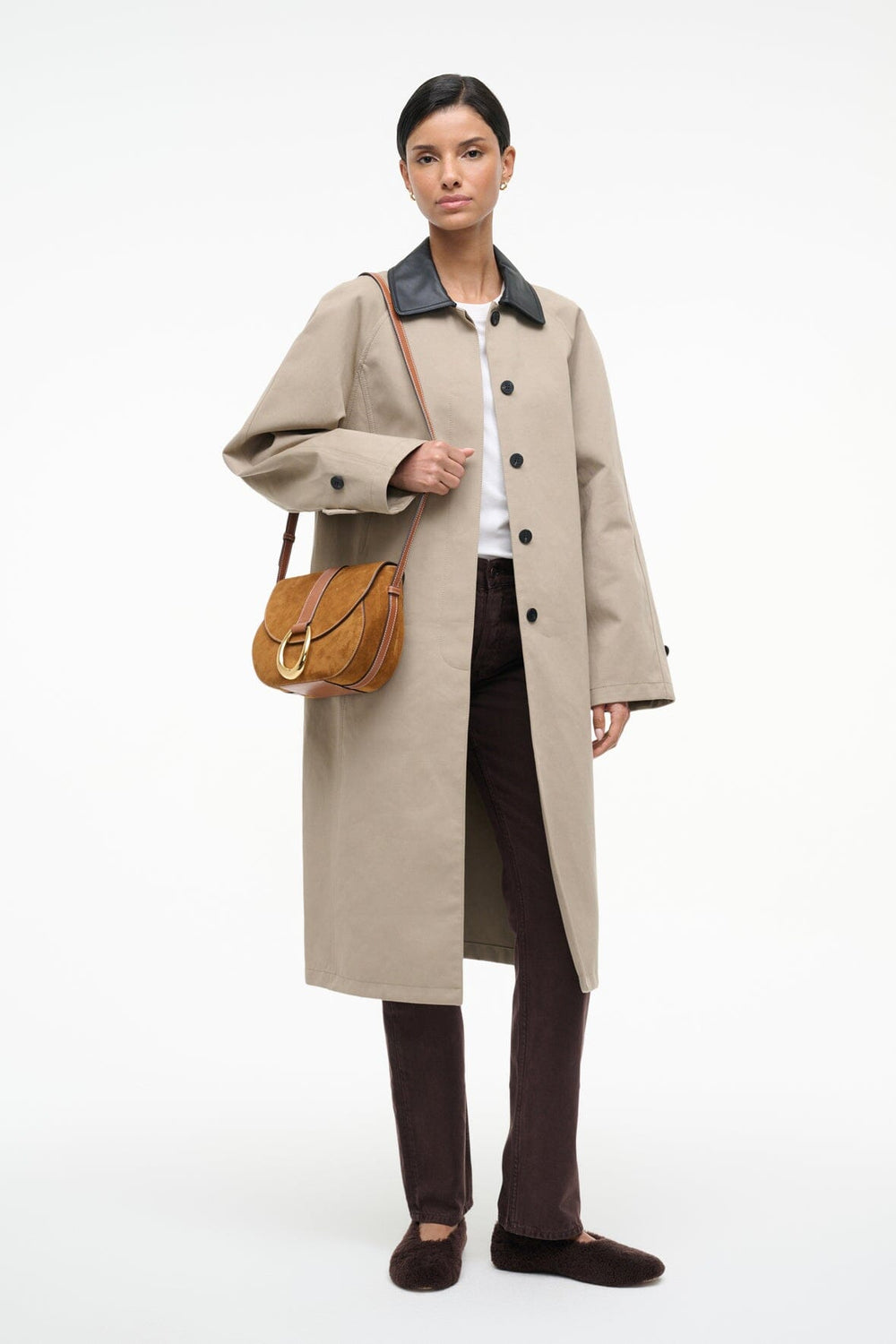 BELLA SADDLE BAG TAN