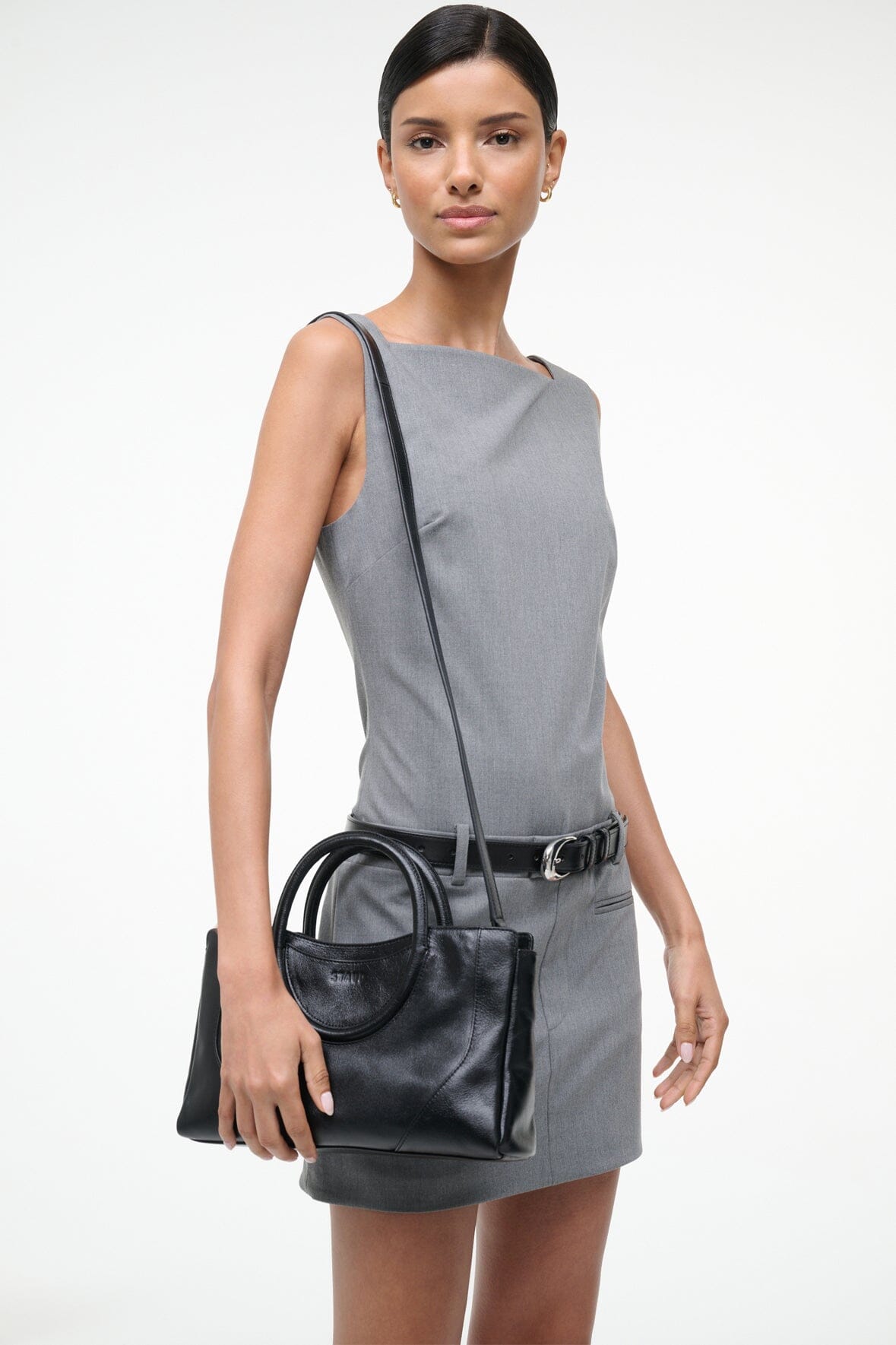 MAUDE MINI SATCHEL BAG BLACK