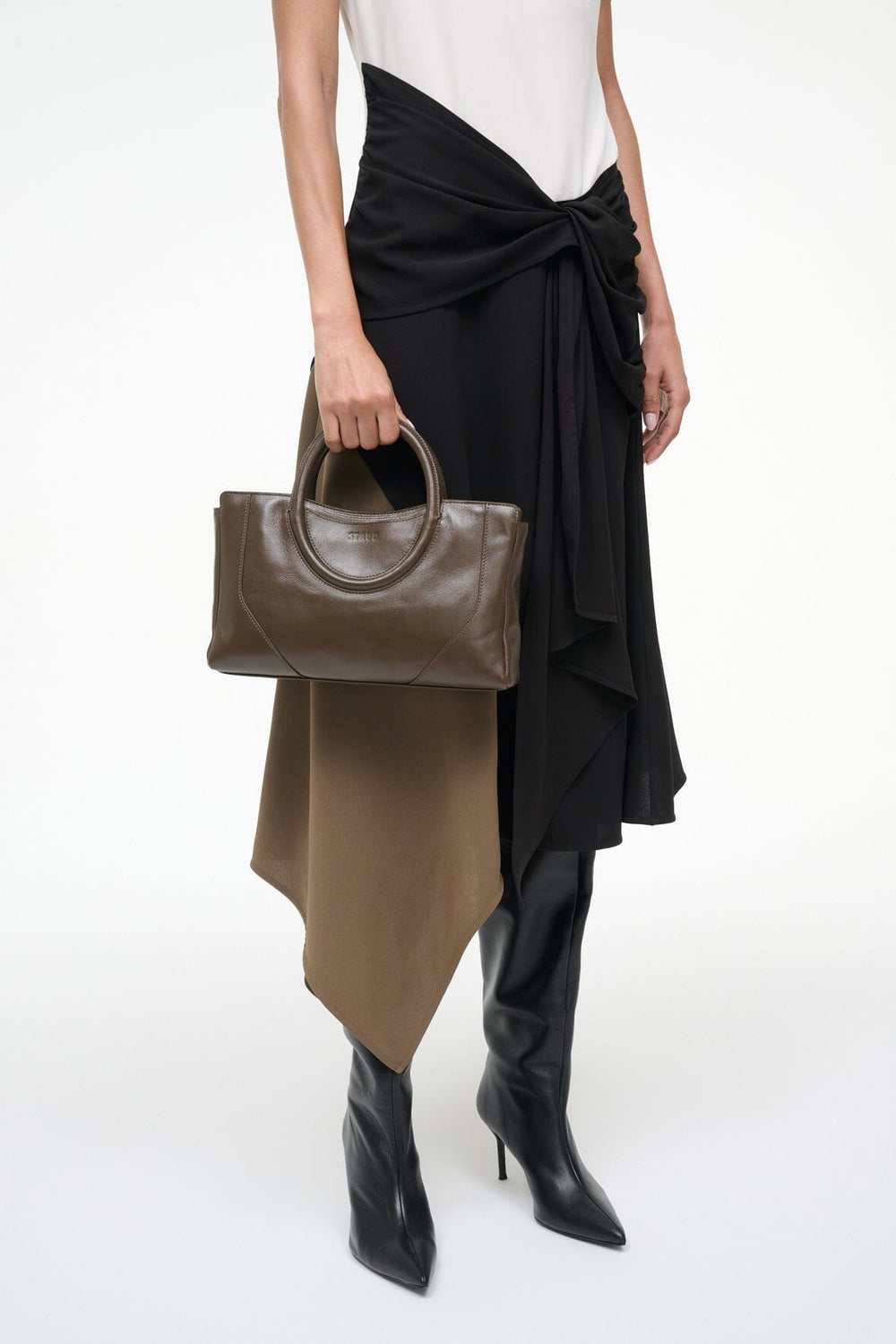 MAUDE MINI SATCHEL BAG TRUFFLE