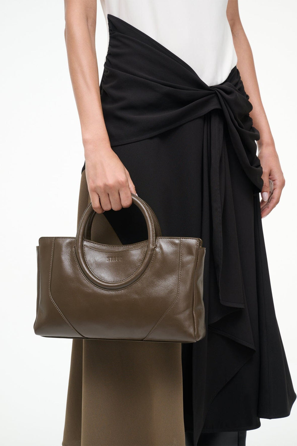 MAUDE MINI SATCHEL BAG TRUFFLE